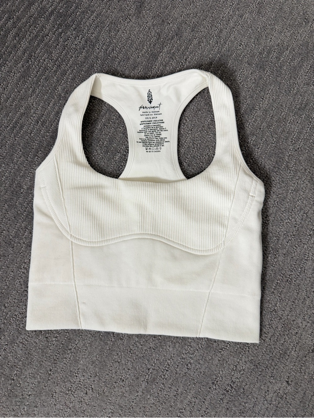 Free People FP Movement - Happiness Runs Corset Racer Back Tank, Size XS/S - Picture 5 of 7